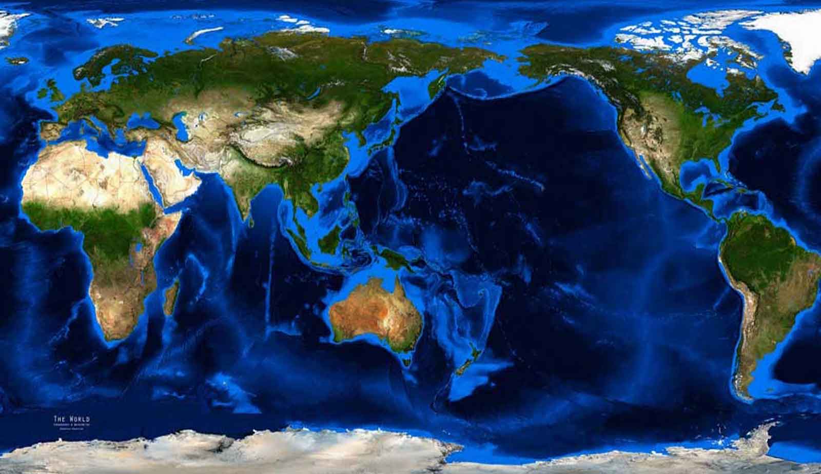 Preparation of topographic map using satellite images